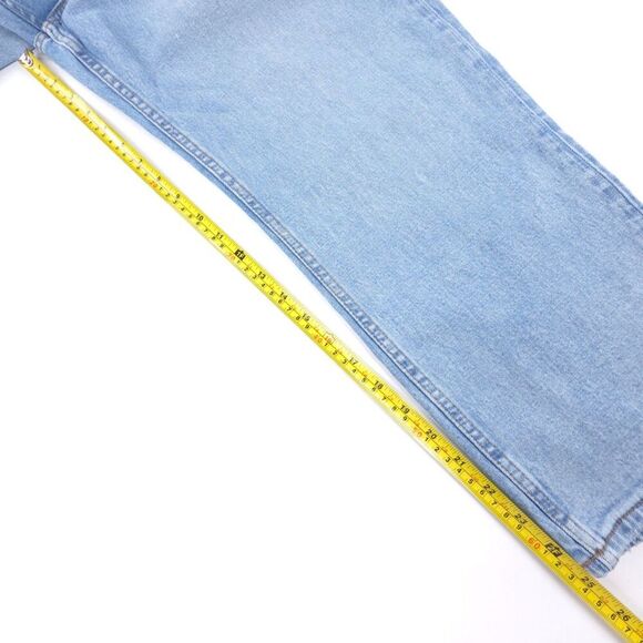 ABERCROMBIE 90s Straight Ultra High Rise Jeans Clean Girl Minimal Y2k Light Wash - Picture 4 of 8